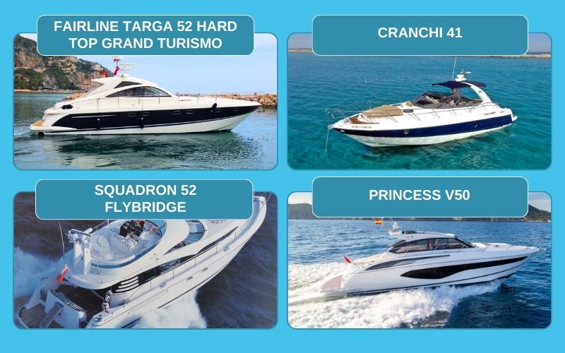 Private luxury yacht Choose from our fleet